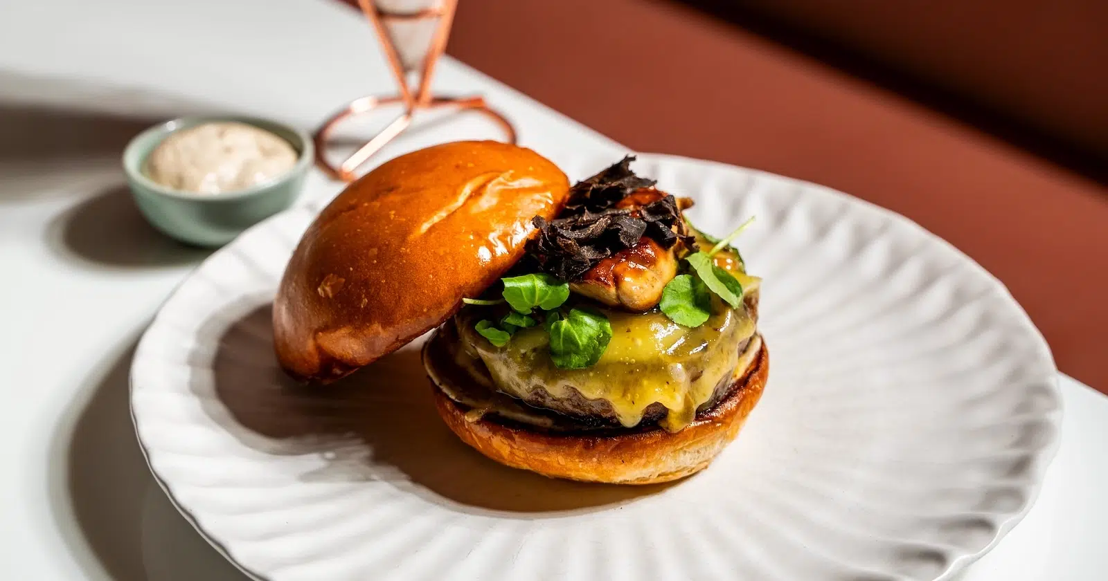 signature burger at Mami Rose restaurant in EmSphere mall in Bangkok
