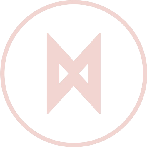 Mami Rose Bangkok logo in pink with a circle and no background